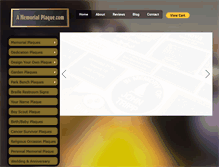 Tablet Screenshot of amemorialplaque.com